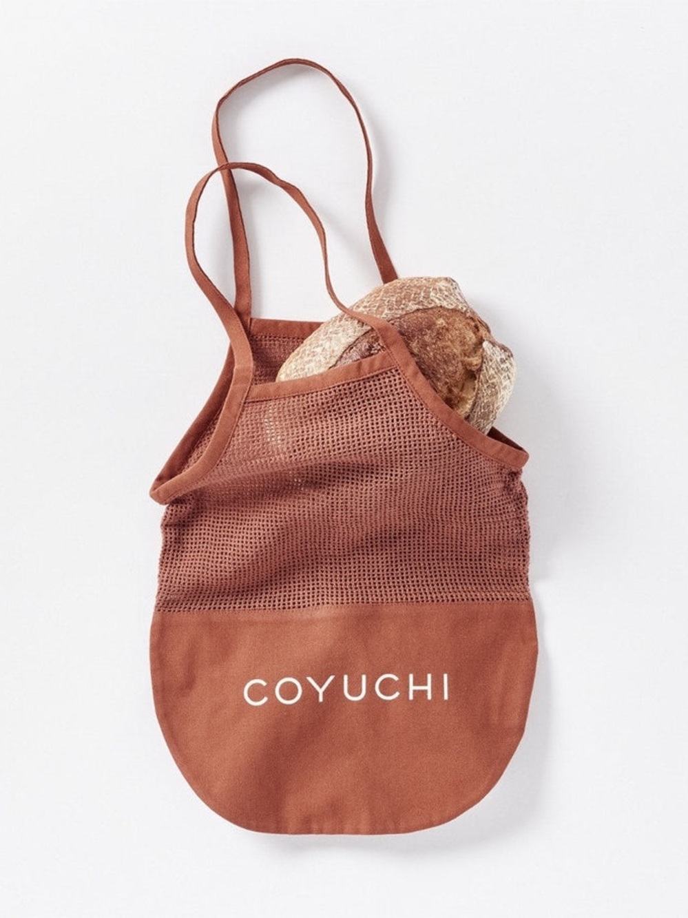 Coyuchi Terracotta Mesh Organic Tote Bag